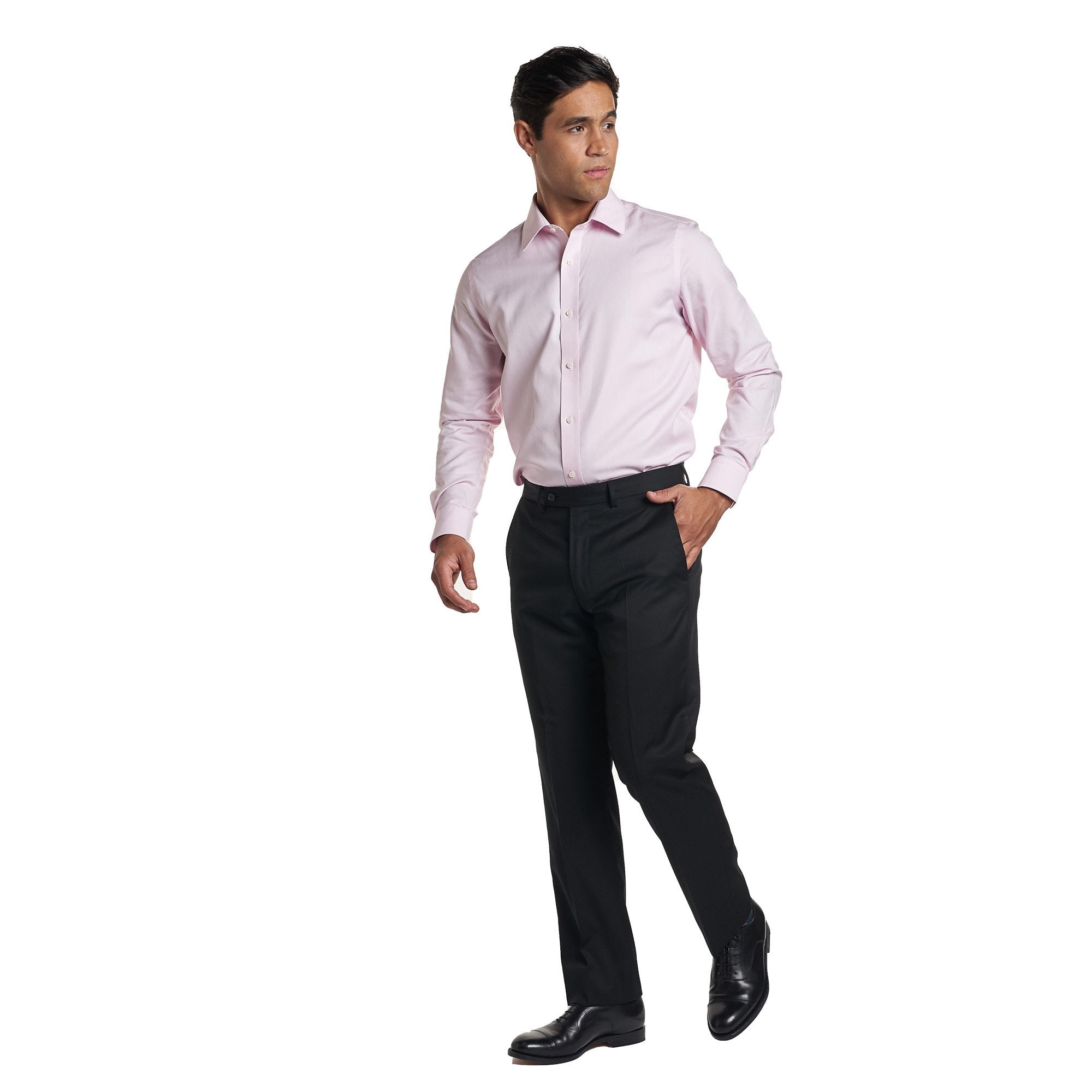 Non Iron Dress Shirt Slim Fit - Pink – Peter Manning NYC