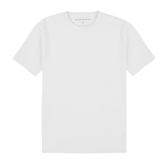 Vintage Crew T-Shirt, White | Peter Manning NYC