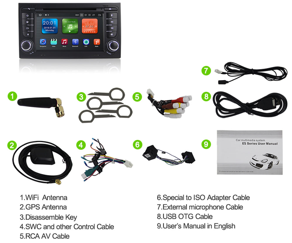 2002-2007 AUDI A4 Android Car Stereo