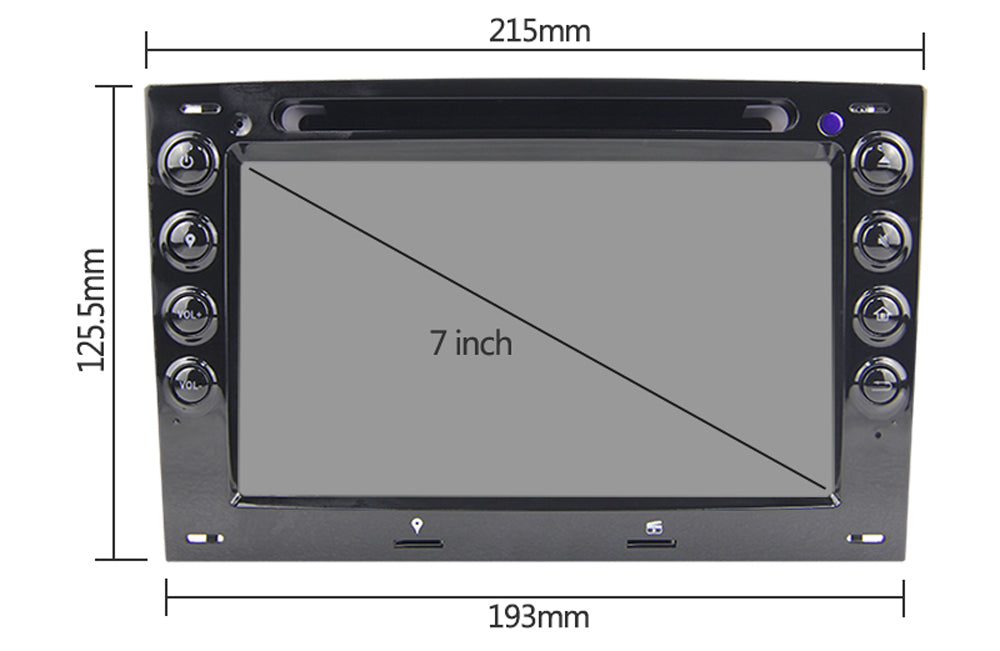2003-2010 Renault Megane Android Car Stereo