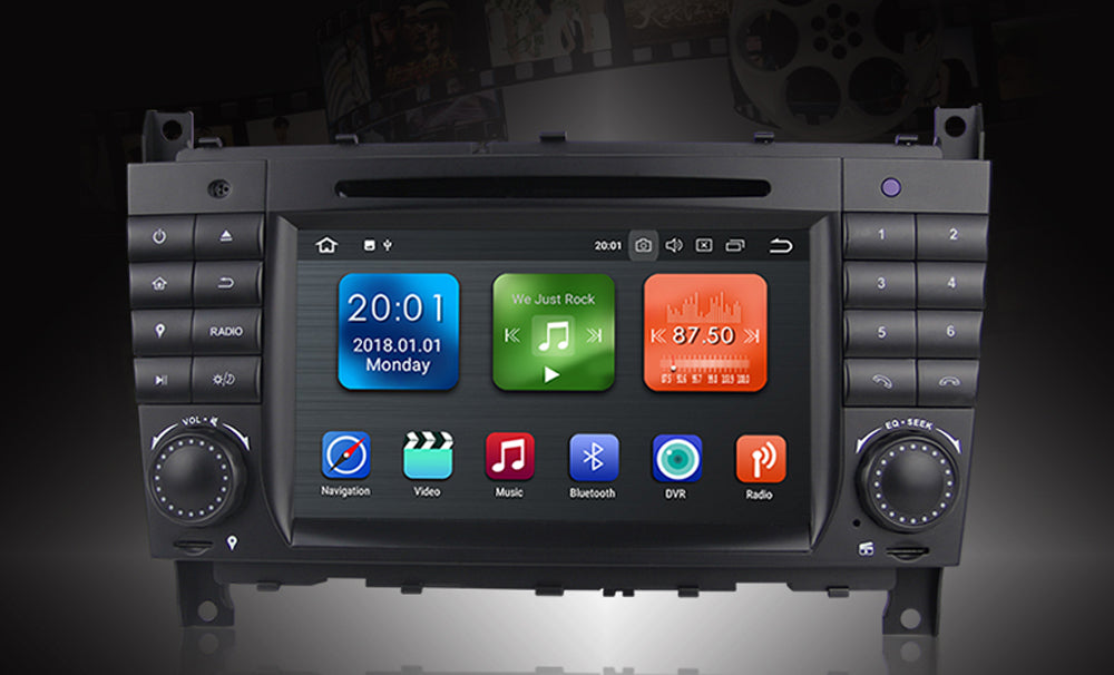 2004-2007 Mercedes Benz C-class W203 Android Car Stereo