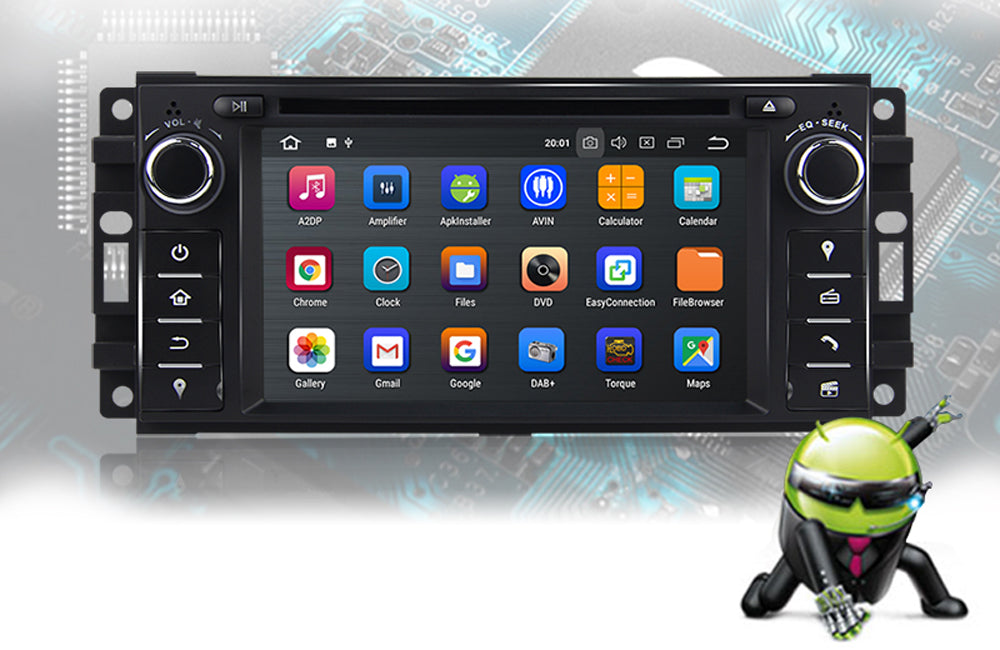 2010 Jeep Wrangler Android Car Stereo