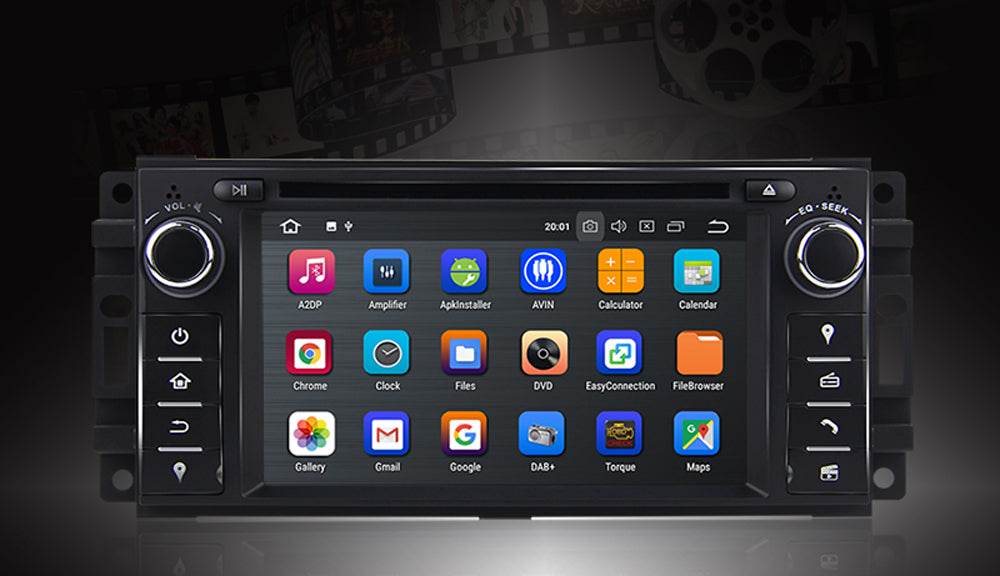 2010 Jeep Wrangler Android Car Stereo