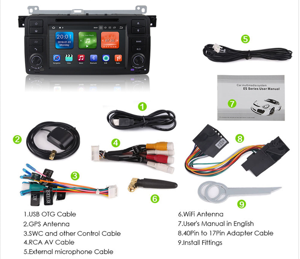 BMW E46 M3 Android Car Stereo