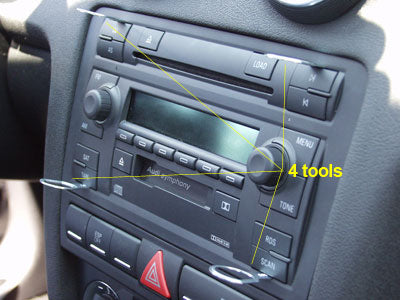 How to install aftermarket stereo for Audi A3 2008