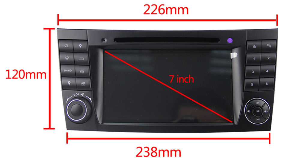 Mercedes Benz E-class W212 Android Car Stereo