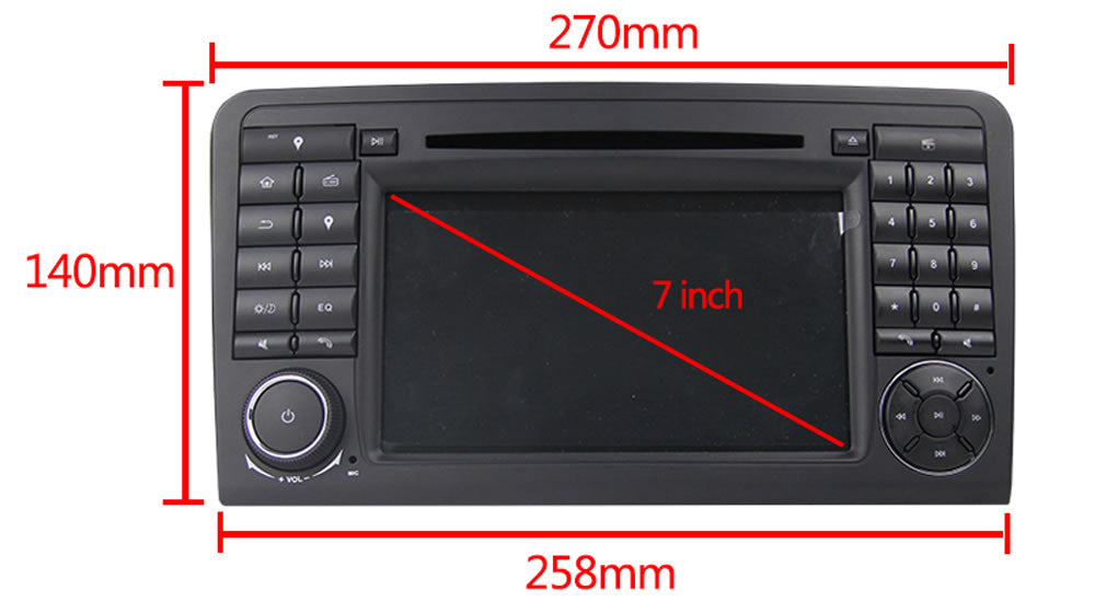 Mercedes Benz ML-class Android Car Stereo