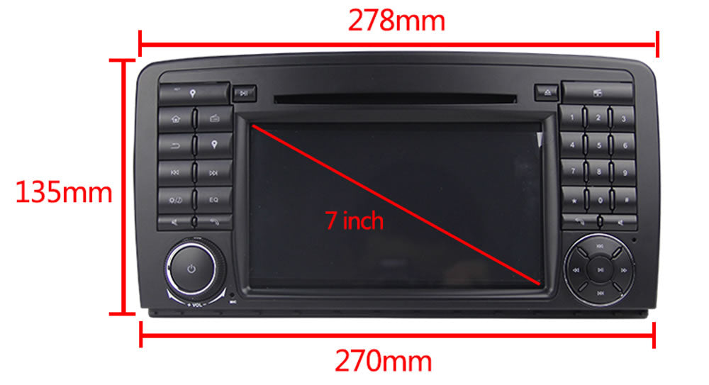 Mercedes Benz R-class W251 Android Car Stereo