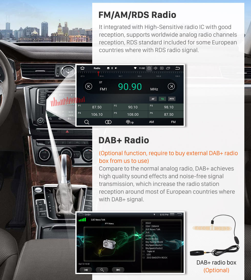 2008-2014 Toyota Highlander Car GPS Navigation