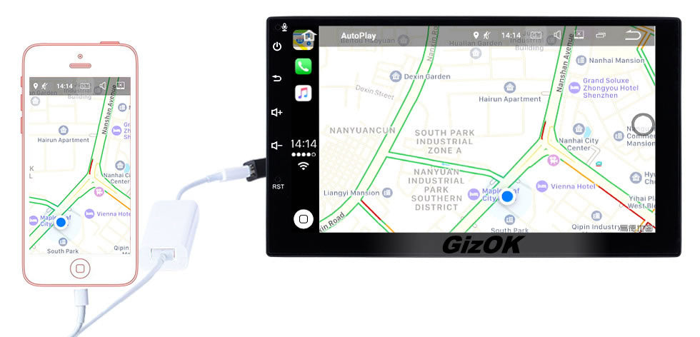 2008-2014 Toyota Highlander Car GPS Navigation