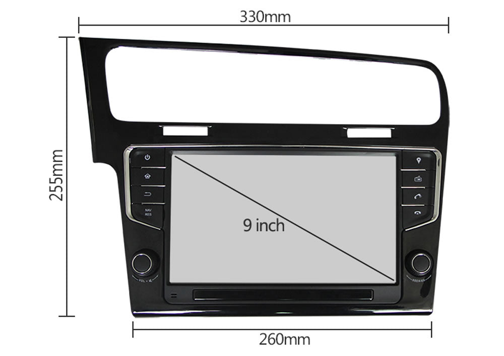 VW Volkswagen Golf 7 Android Car Stereo