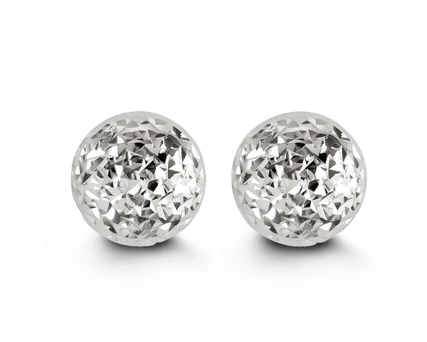 10k Ball Stud Earrings - 8mm (203810) – Janina's Diamonds & Time