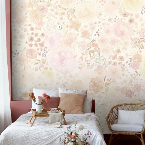 Floral Wallpaper Is In