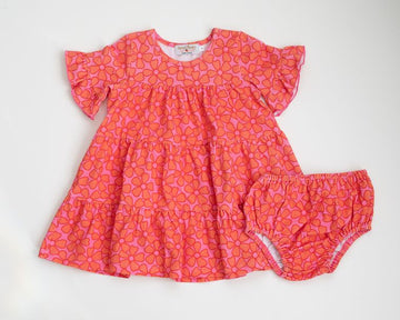 Groovy Pink Baby Doll Dress