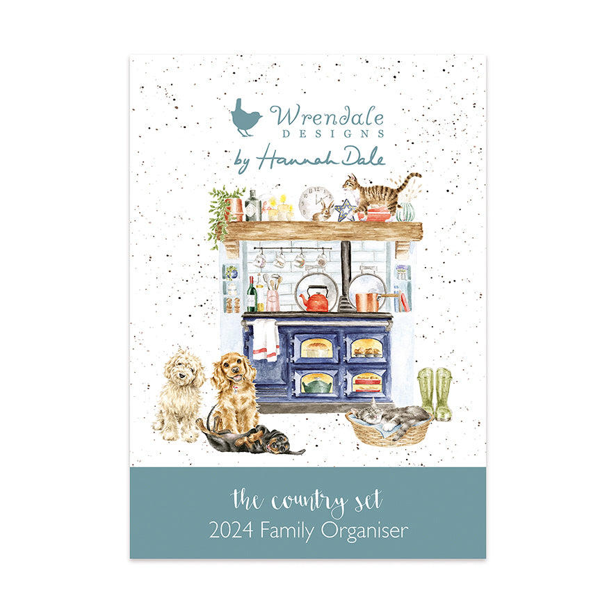 NEW - Wrendale - Family Organiser Calendar - 2024 – HOUSE OF PORTMEIRION