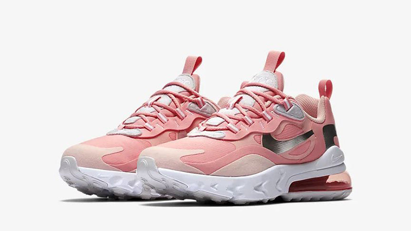 nike thea trainers coral