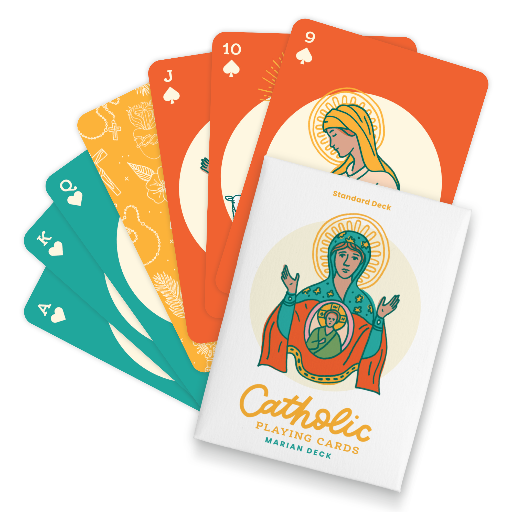 Image of Catholic Playing Cards: Marian Edition