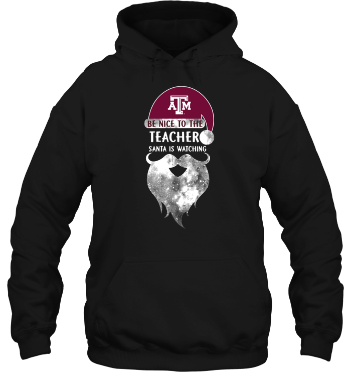 Texas A&m Aggies Christmas Tea Santa Is Watching Shirts