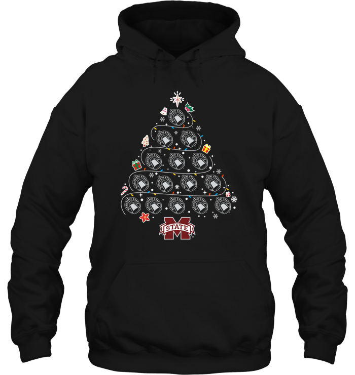 Mississippi State Bulldogs Cowbell Christmas Tree Shirts