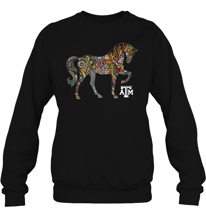 Texas A M Aggies Floral Horse Shirts