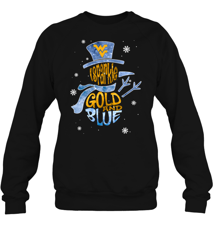 West Virginia Mountaineers Christmas Galaxy I Sparkle Snowman Shirts