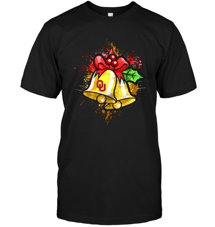 Oklahoma Sooners Christmas Bells Color Drop Shirts