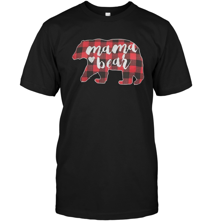 Buffalo Check Mama Bear Shirts