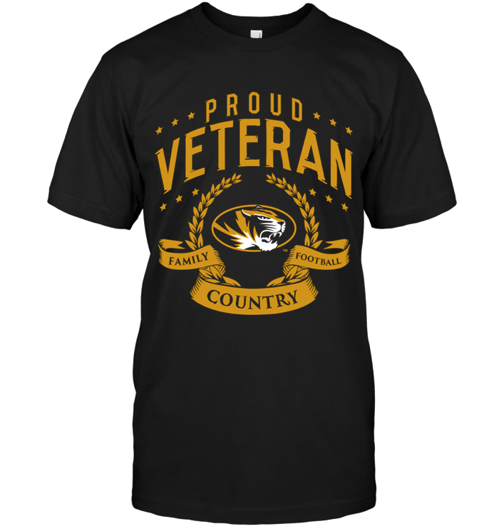 Proud Veteran Missouri Tigers Family Football Country Shirts