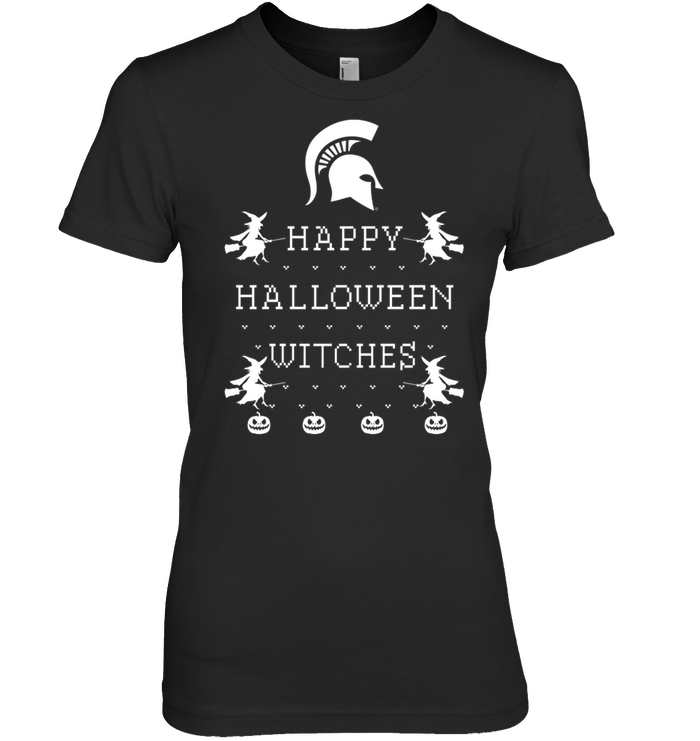 Michigan State Spartans Happy Halloween Witches 2018 Shirts