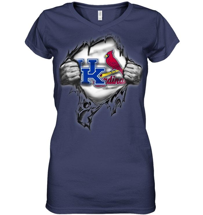 Buy Love Kentucky Wildcats And St. Louis Cardinals 2018 Gift Shirts