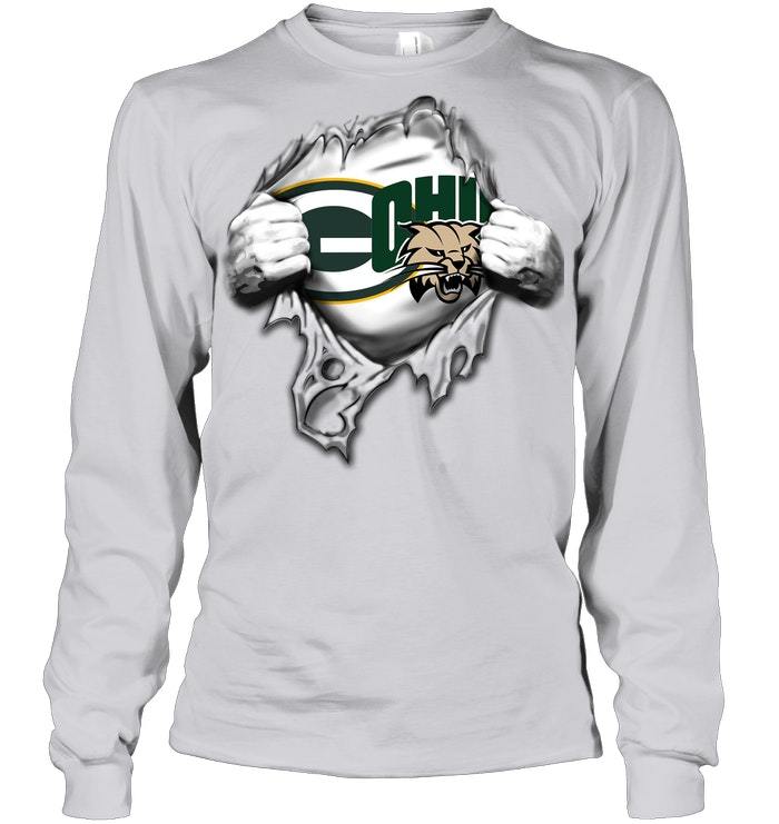 Buy We Are Love Green Bay Packers & Ohio Bobcats 2018 Gift, Shirts