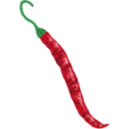 illustration of whole spice Sirārakhong Hāthei Chilli