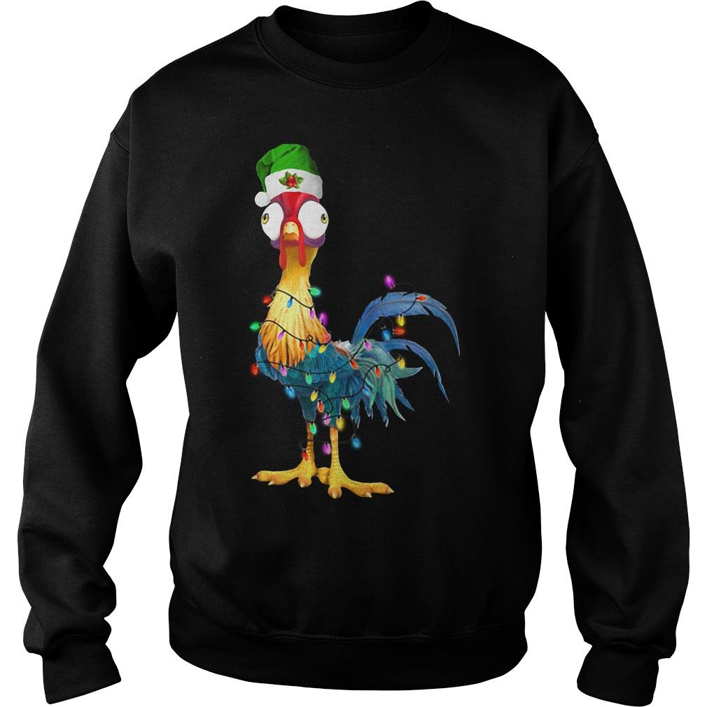 Hey Hey Rooster With Christmas Light Unisex Shirts