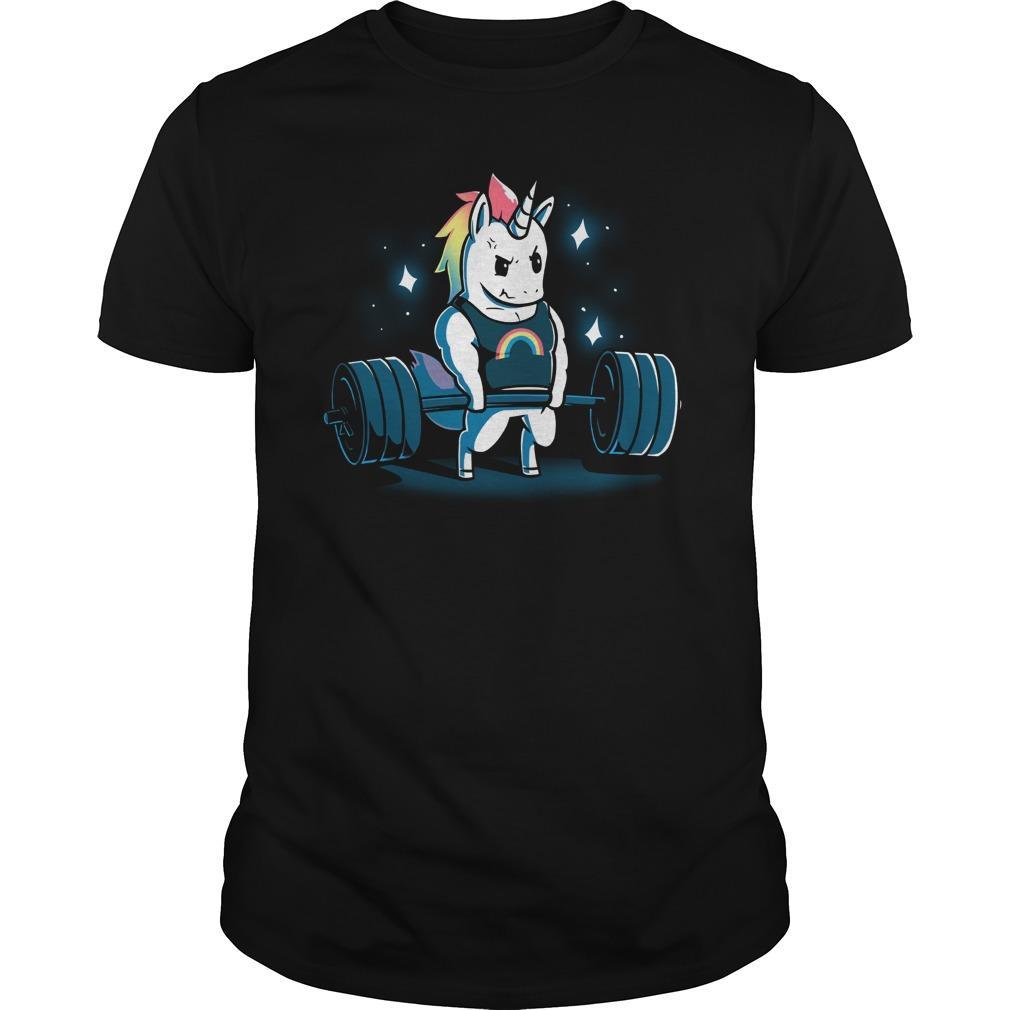 Weight Lifting Gym Unicorn Shirt