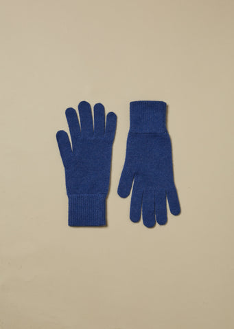 navy cashmere gloves