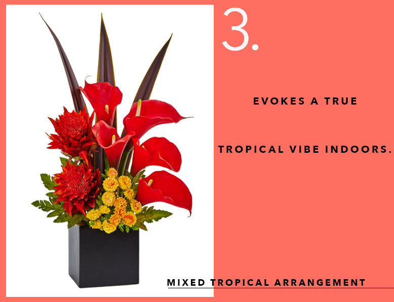 Pantone's Color of the Year with Tropical Arrangements