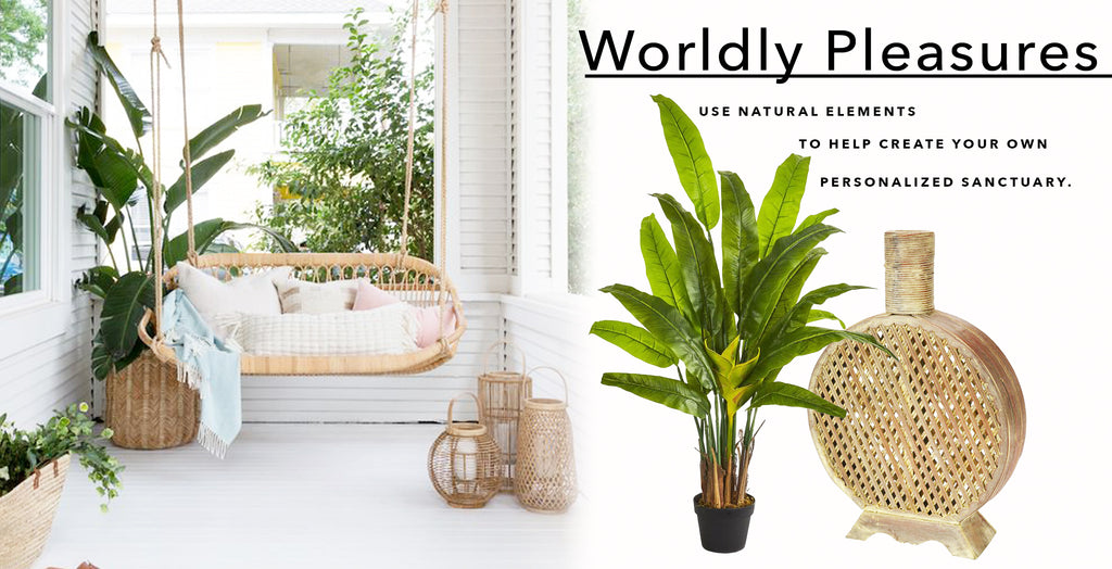 Fake & Artificial Silk Plants For Patio Perfection: Worldly Pleasures