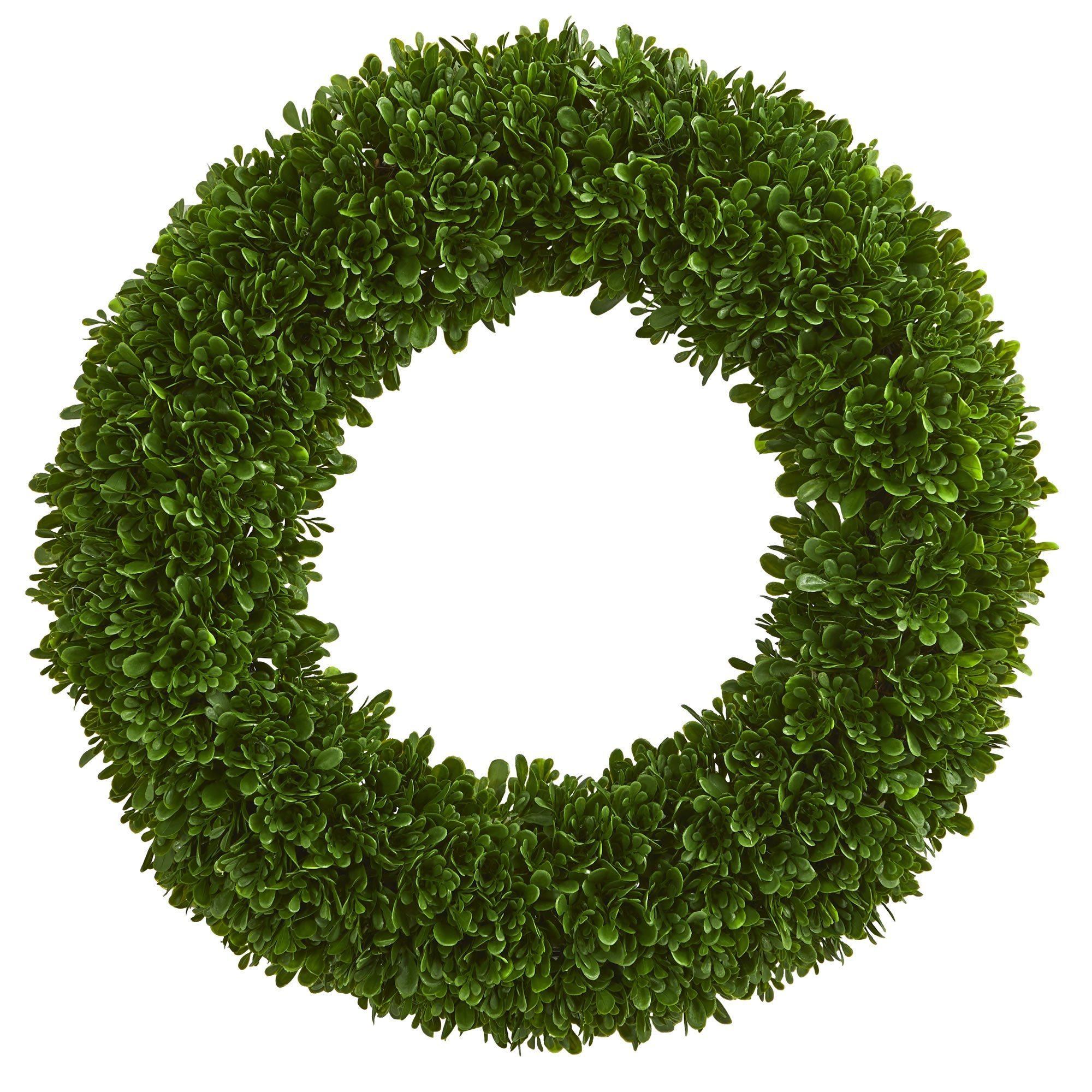 Image of 19.5” Tea Leaf Wreath UV Resistant (Indoor / Outdoor)
