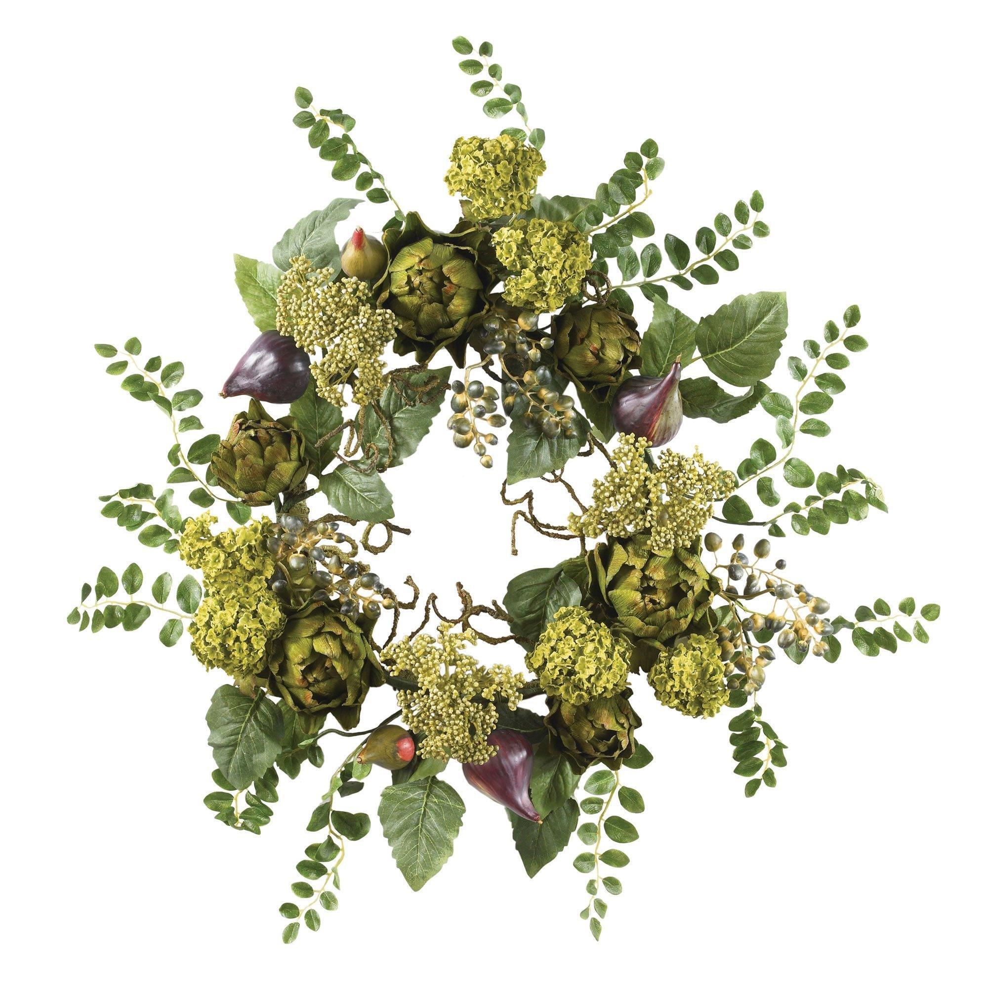  20" Artichoke Floral Wreath" 