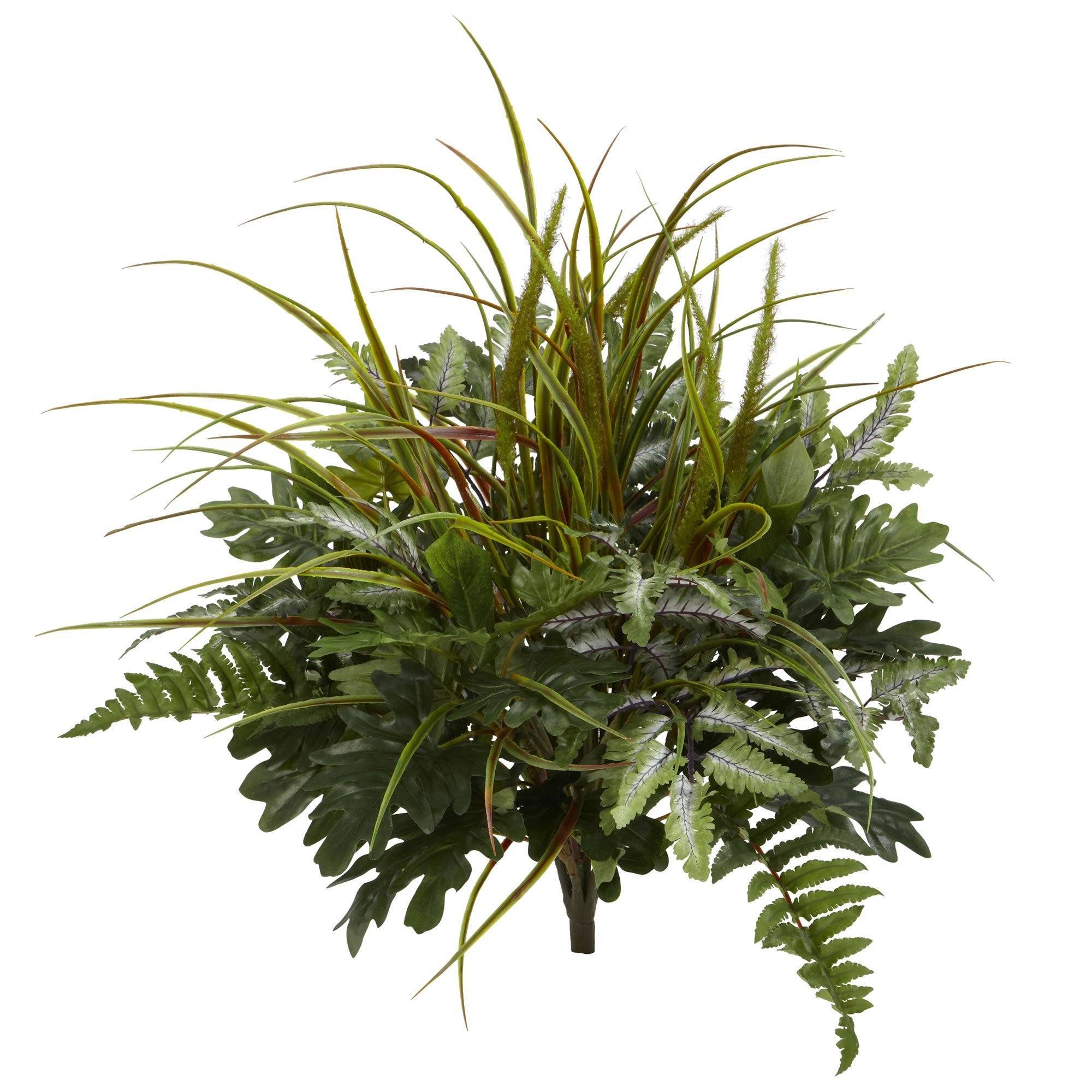  28” Mix Greens Artificial Plant (Set of 2) 