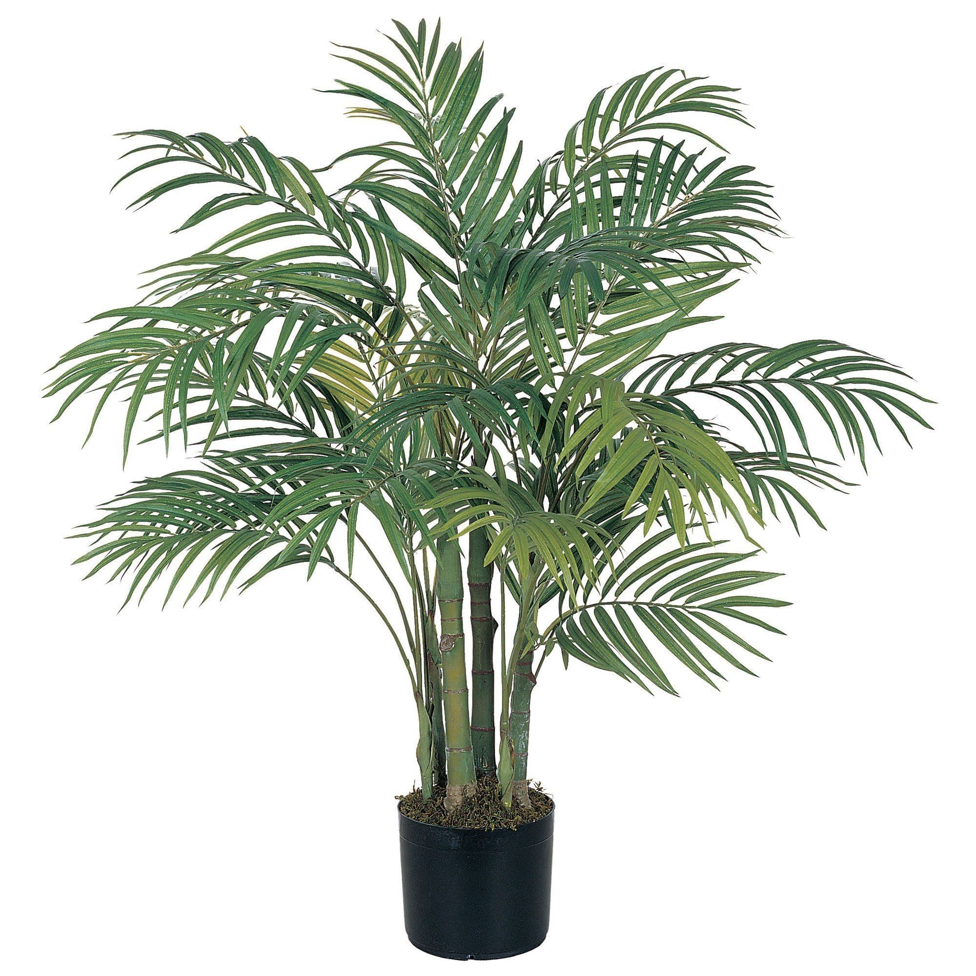 3 Areca Silk Palm Tree Nearly Natural