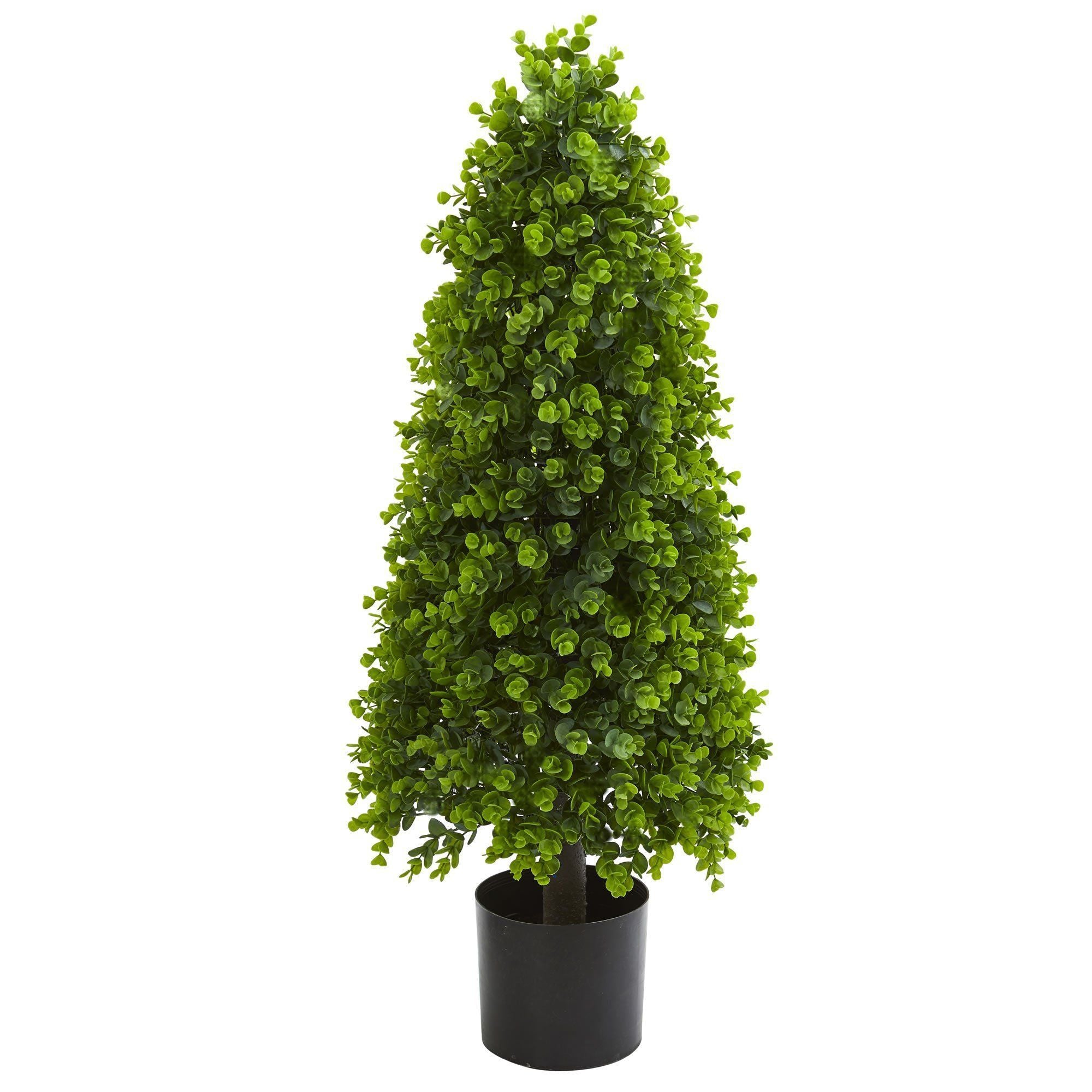  3’ Eucalyptus Topiary Artificial Tree (Indoor/Outdoor) 