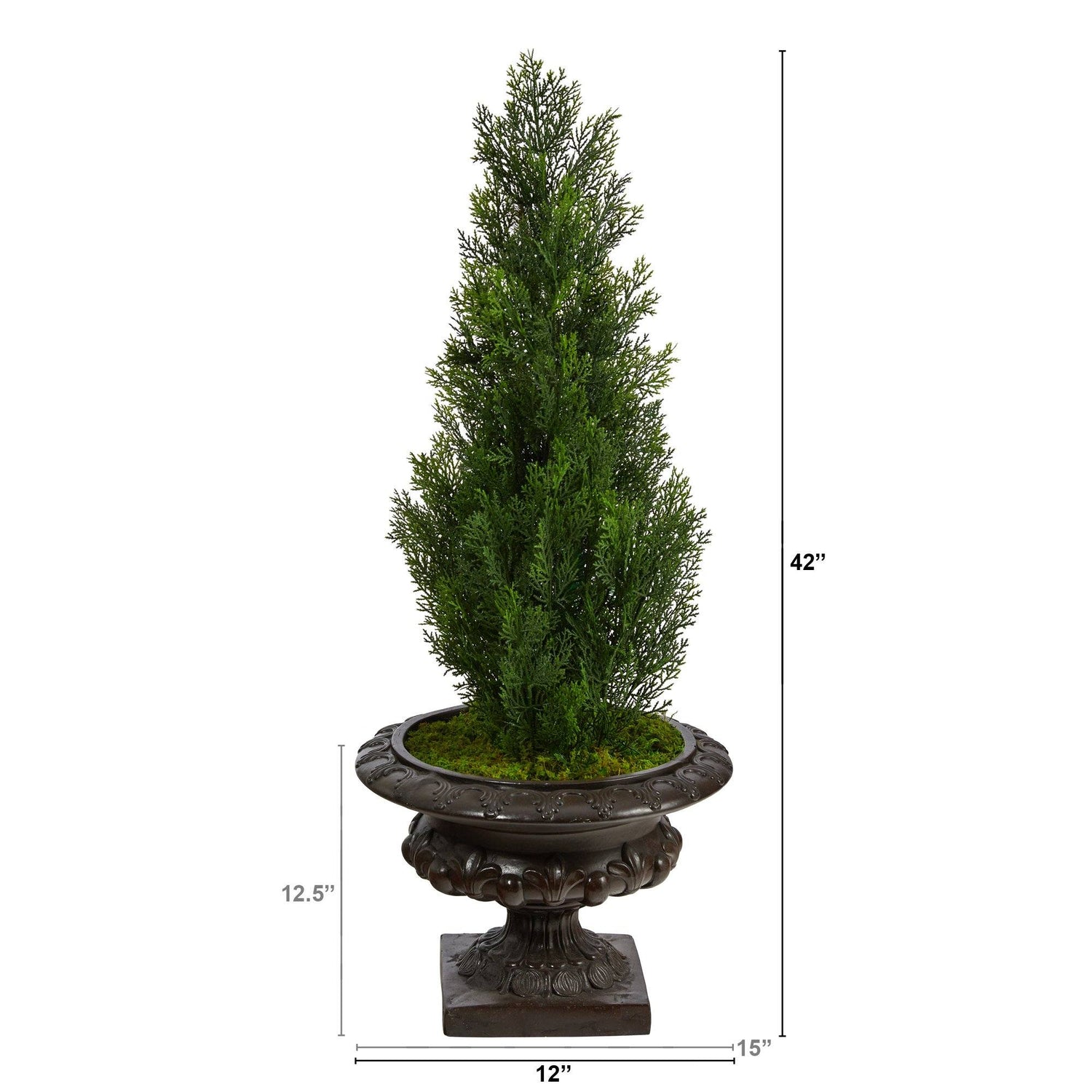 Nearly Natural 5' Mini Cedar Pine Tree (Indoor/Outdoor)