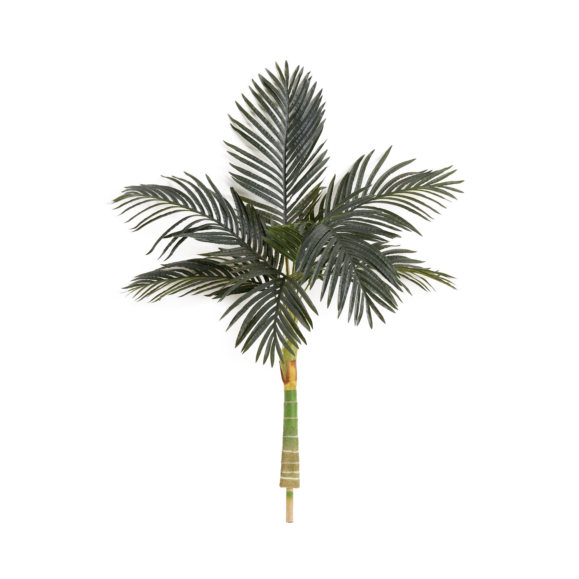  4’ Artificial Golden Cane Palm Tree Without Pot 