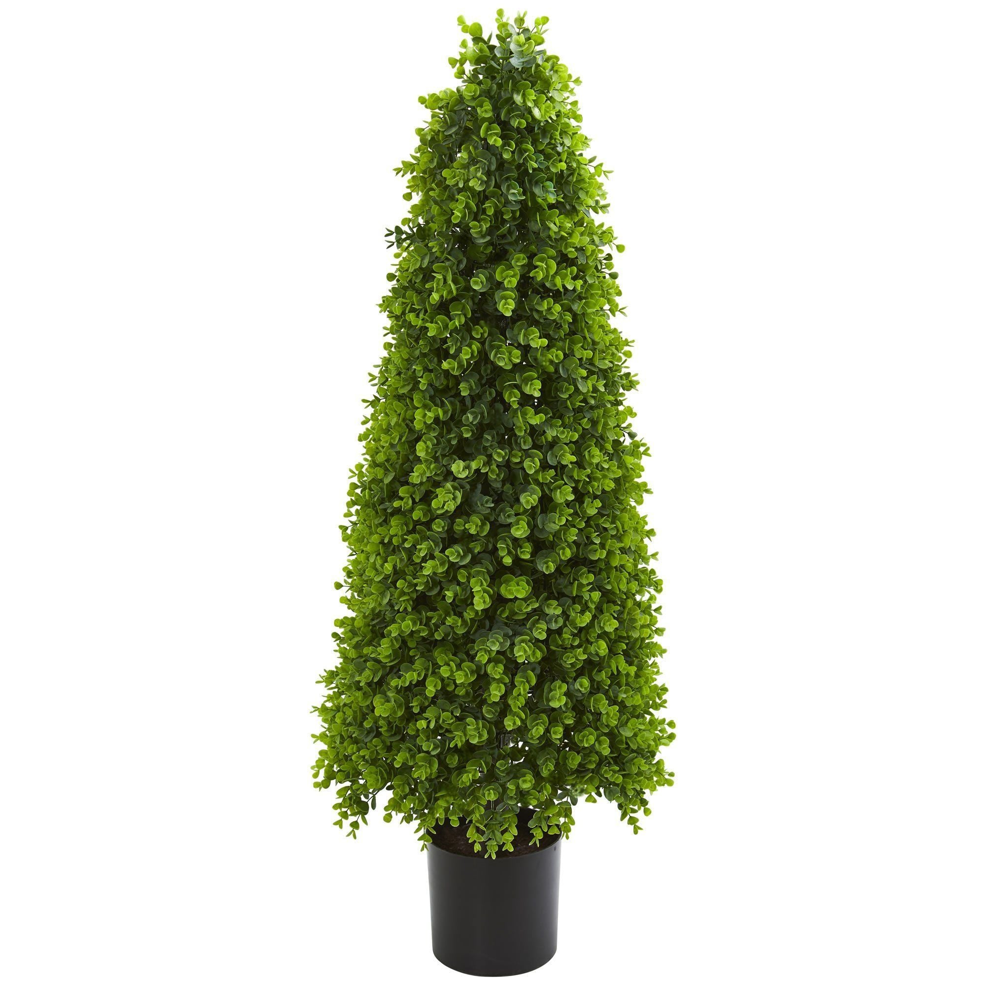  4’ Eucalyptus Topiary Artificial Tree (Indoor/Outdoor) 