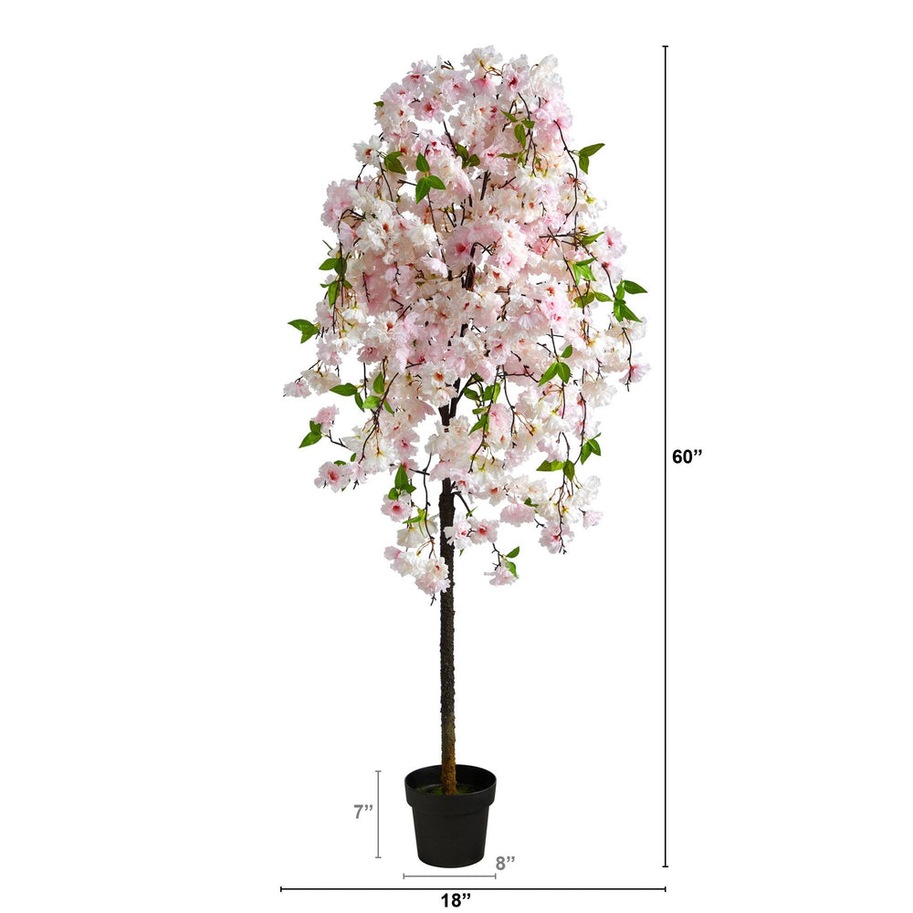 5' Cherry Blossom Artificial Tree | Nearly Natural
