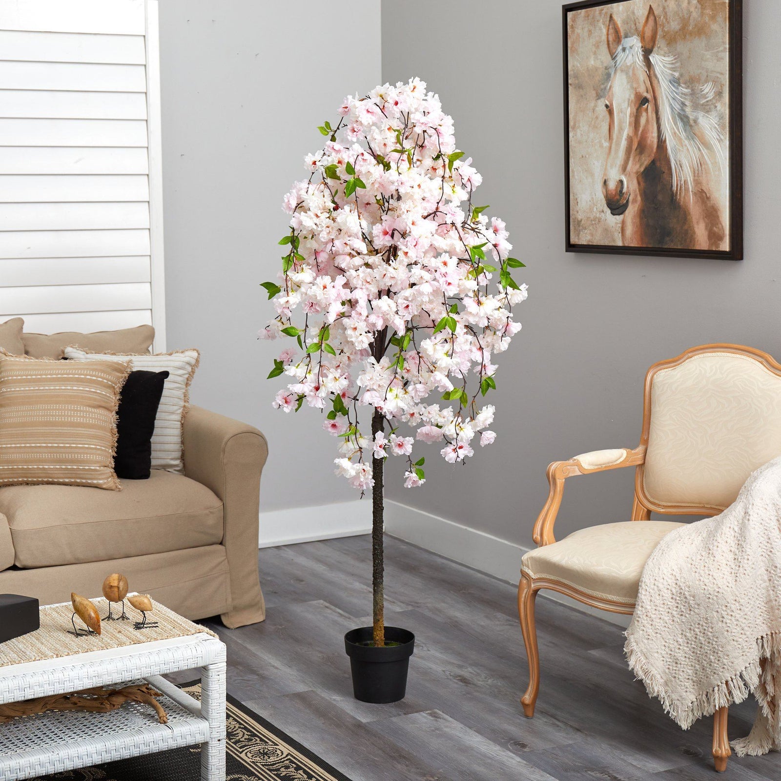 5' Cherry Blossom Artificial Tree | Nearly Natural