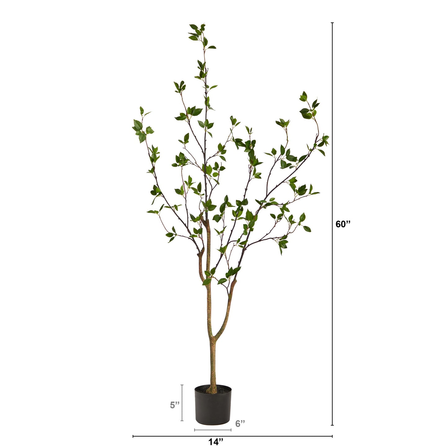 5’ Minimalist Citrus Artificial Tree | Nearly Natural