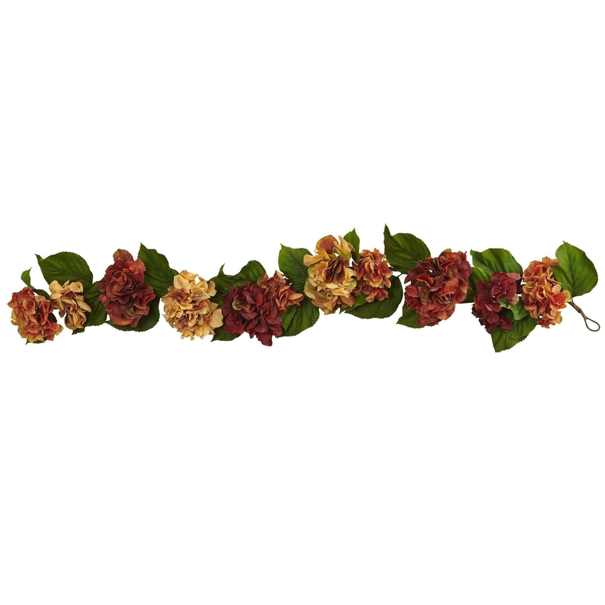  52” Autumn Hydrangea Garland 