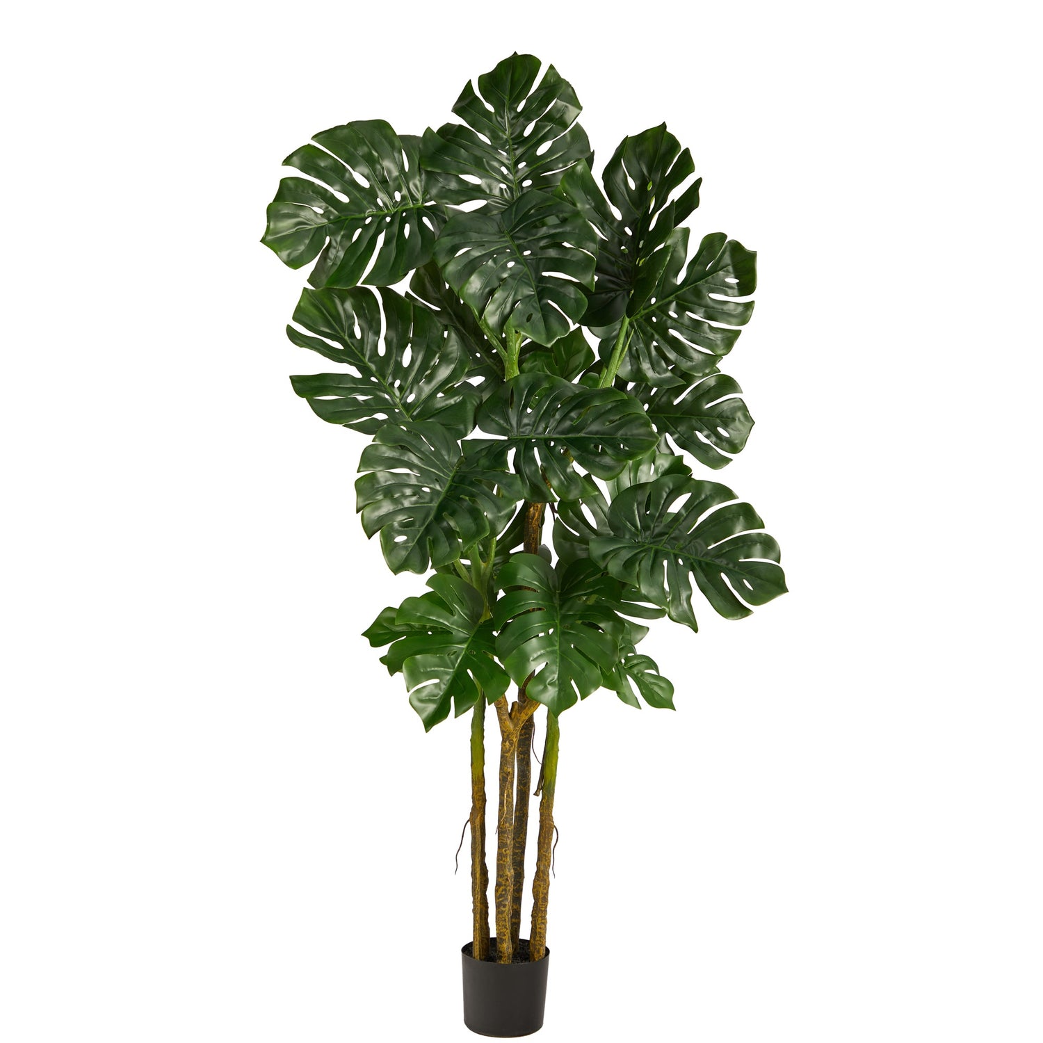 Nearly Natural 53in. Ficus Artificial Tree in Sand Colored Planter